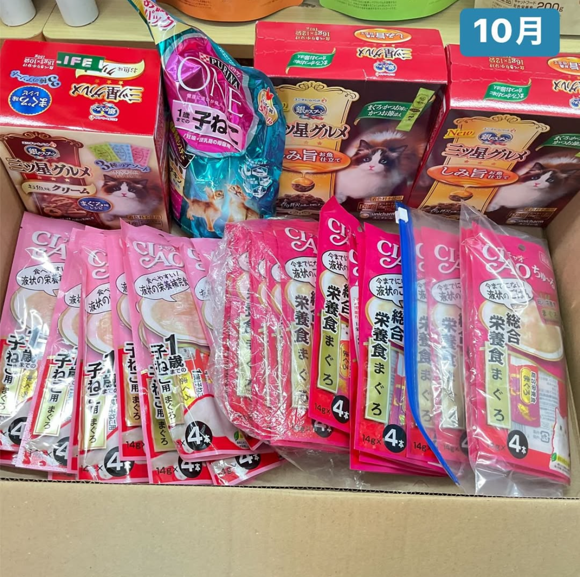smilecat（スマイルキャット）_10月物資支援いただきました！